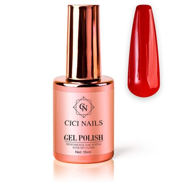 Cici nails romatic-Red-Gleaming-Red-192 gel lak