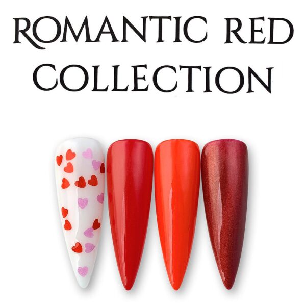 Romantic-Red-Collection gel polish crvene boje za nokte