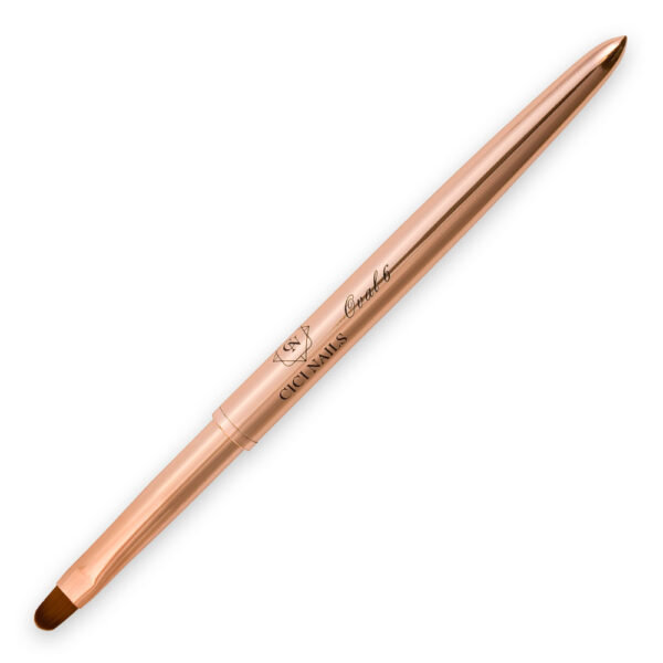 oval 6 rose gold kist za nanošenje gradivnih gelova cici nails