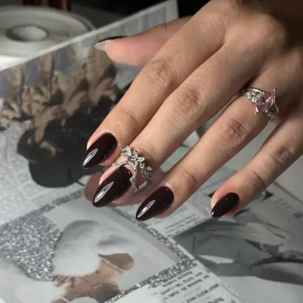 bordo 15ml tamno smeđa brodo boja za nokte trajni lak cici nails