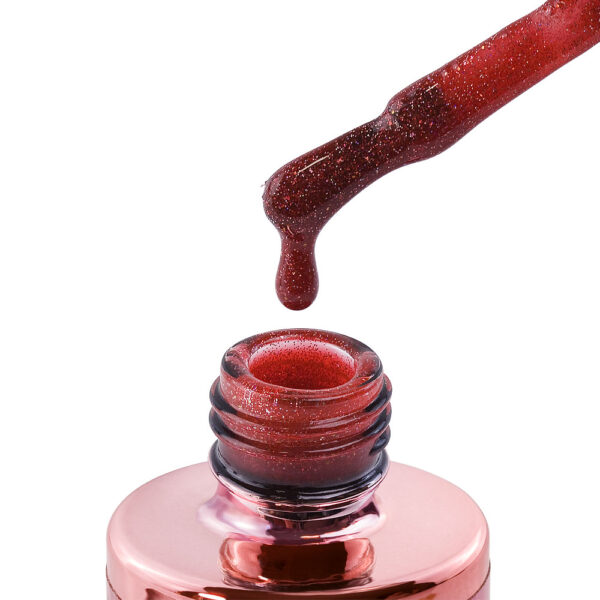 309 santa claus 15ml crveni šljokicavi gel polish