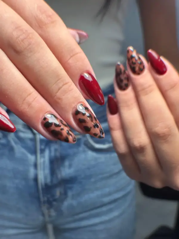 crvena boja za nokte trajni lak cici nails