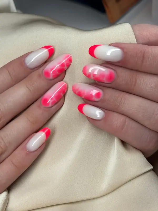 blooming gel mramorni efekt na nokktima gelza nokte cici nails