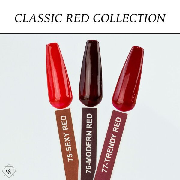 77 – trendy red 15ml – moderna crvena za svaki dan cici nails