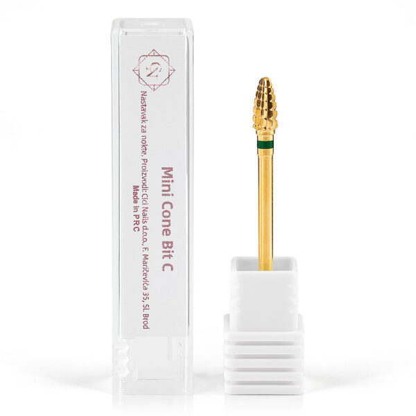mini cone bit c – fini karbidni nastavak za preciznu obradu kutikule cici nails