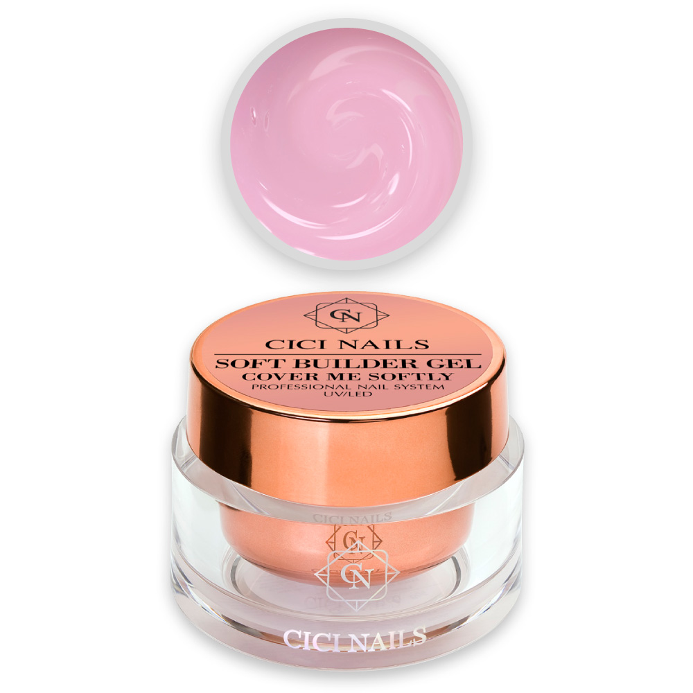 cover me softly roza gradivni gel CICI NAILS