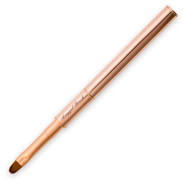 acrygel brush rose gold
