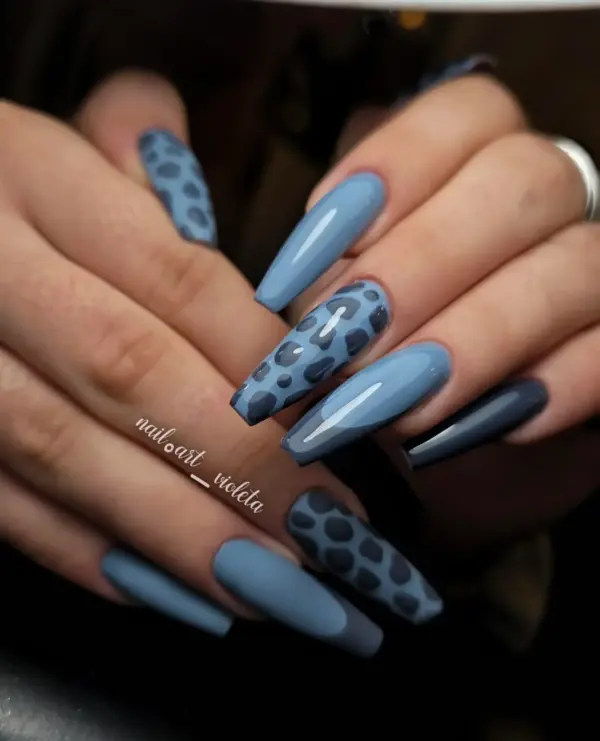 121 morning rain 15ml plavo siva boja za nokte trajni lak cici nails