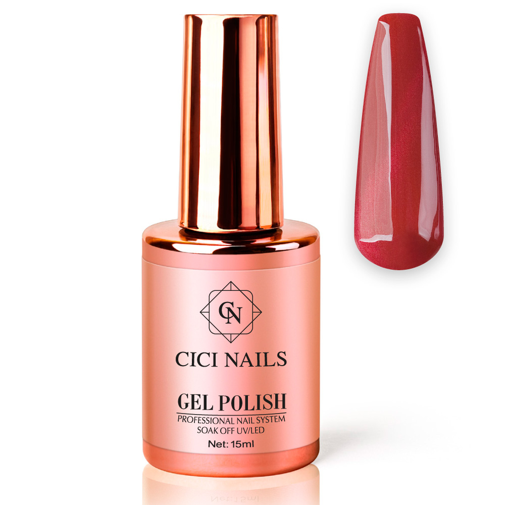 189 glass red 15 ml – prozirni crveni s glass efektom trajni lak za manikuru i pedikuru cici nails slavonski brod