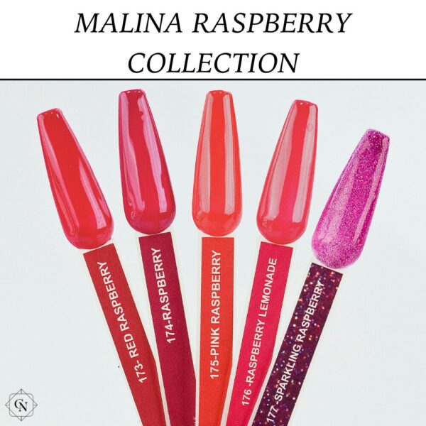 177 sparkling raspberry 15ml blistavi lak u nijansi maline cici nails