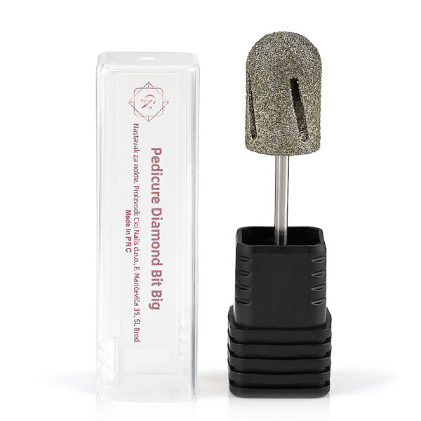 pedicure diamond bit big m – nastavak srednje granulacije za pedikuru cici nails
