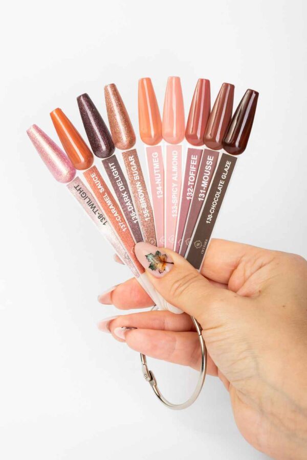 130 - Chocolate glaze 15ml - staklena smeđa jesenska nijansa