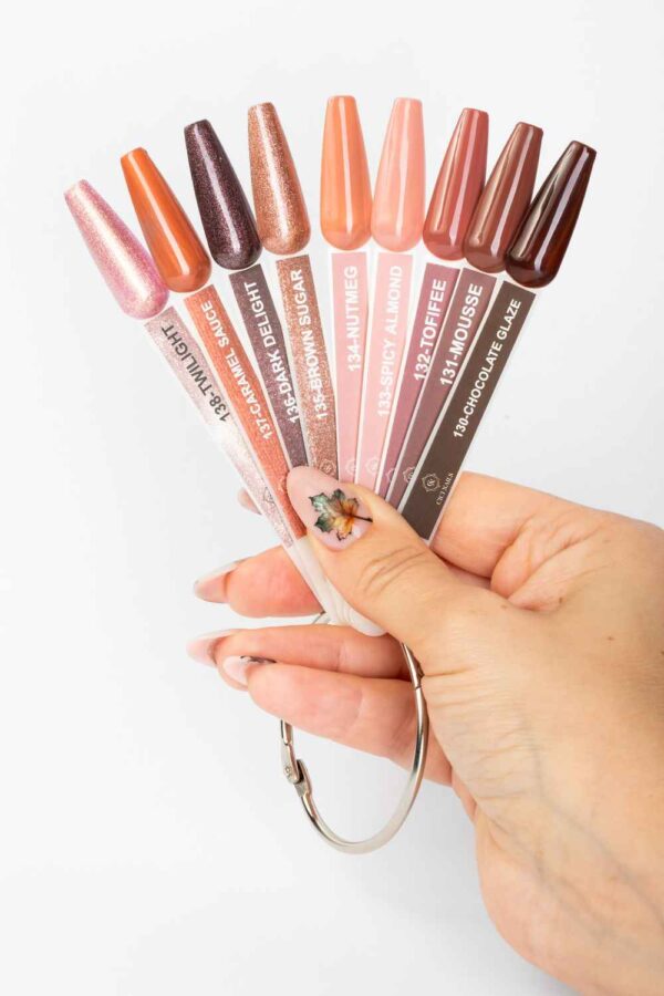 130 - Chocolate glaze 15ml - staklena smeđa jesenska nijansa