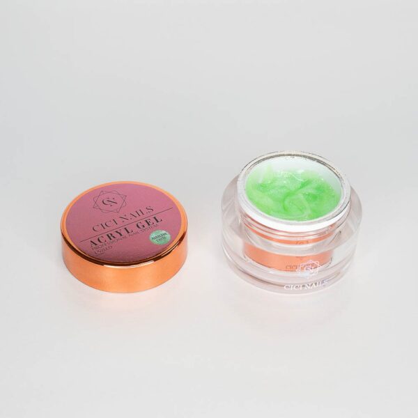 Acry gel Matcha Latte 30g-Cici Nails gradivni gel s prirodnim zelenim tonom