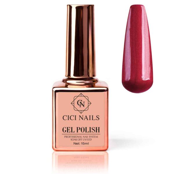 Gel Polish Glamorous Red 162
