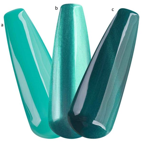 Gel Polish Glass Green-185 Nail