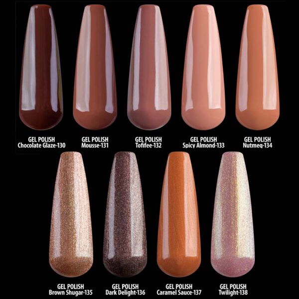 Gel Polish Brown Templ