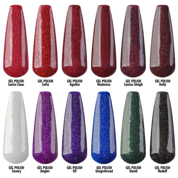 Gel Polish Christmas Carnival White
