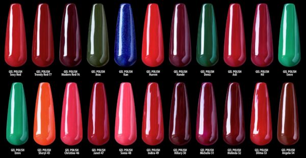 Gel Polish Christmas Templ