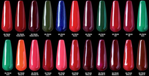 Gel Polish Christmas Templ Prew