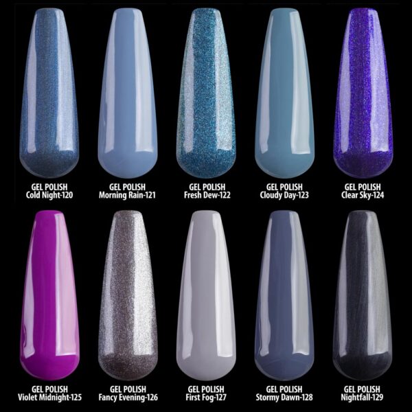 Gel Polish Dark Templ