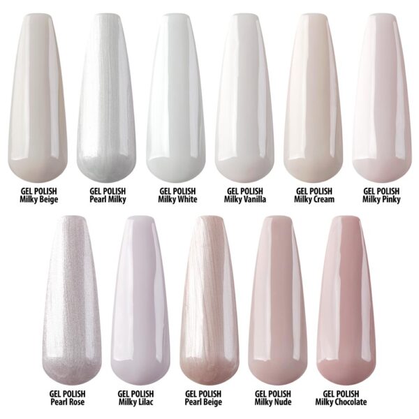 Gel Polish Milky Templ White