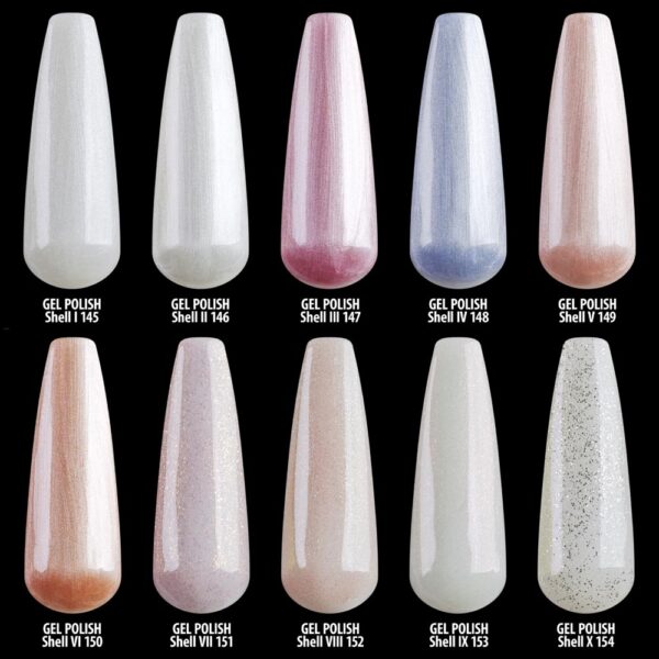 Gel Polish Shells Templ