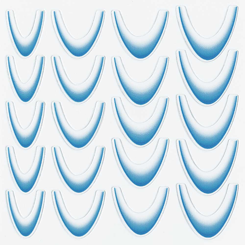 Nail Stickers Blue plave naljepnice za savršene ombre nokte cici nails slavonski brod