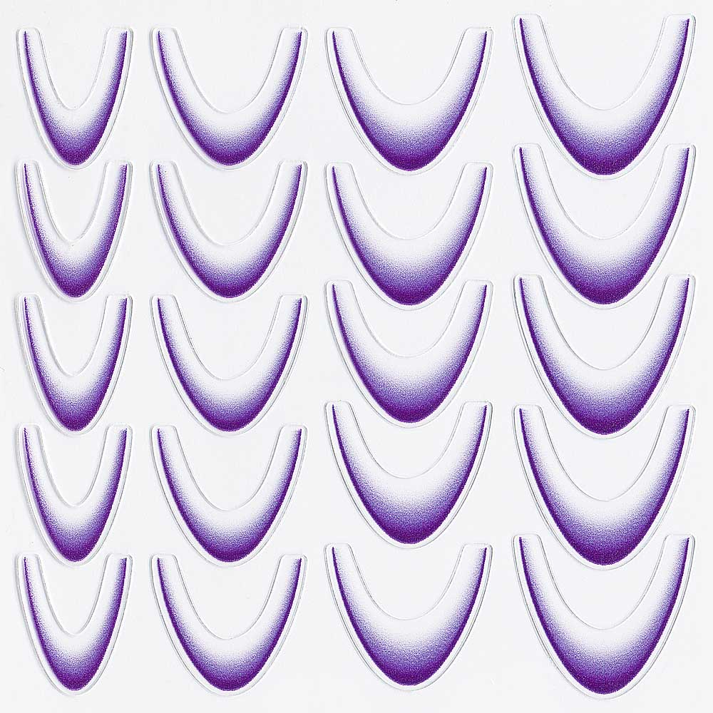 Nail Stickers Purple naljepnice za ombre cici nails slavonski brod