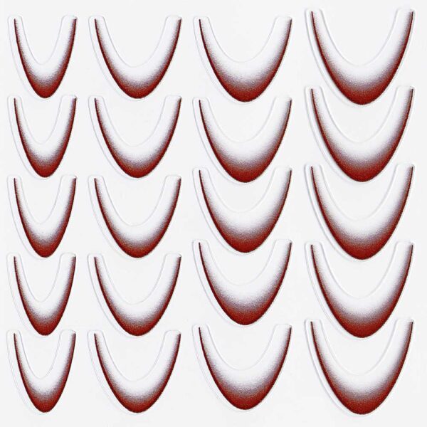 Nail Stickers Red ženstvene crvene naljepnice za ombre nokte samo kod cici nails u slavonskom brodu