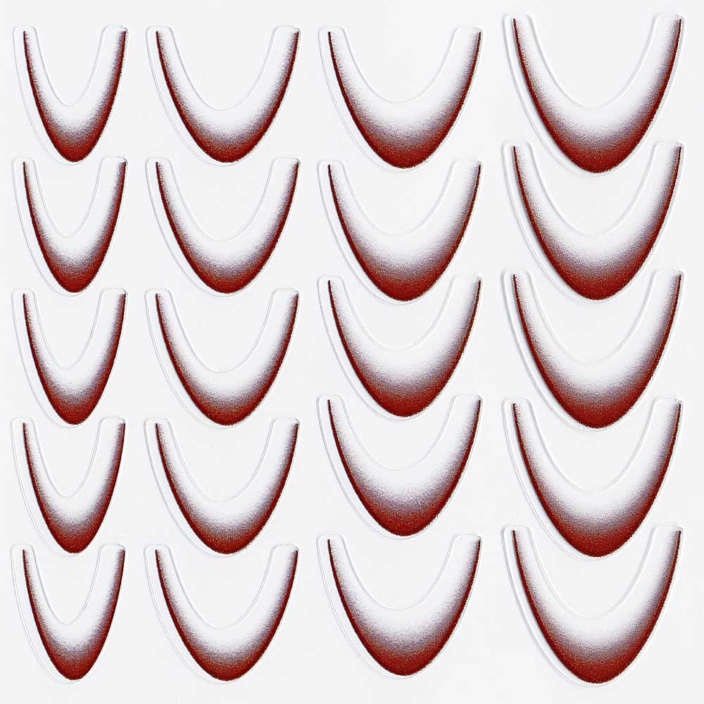 Nail Stickers Red ženstvene crvene naljepnice za ombre nokte samo kod cici nails u slavonskom brodu