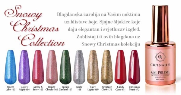 Snowy Christmas collection cici nails