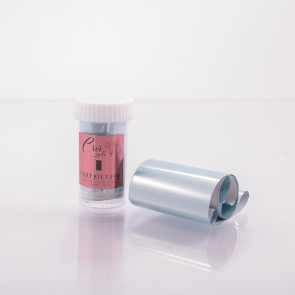 light blue cici nails foil