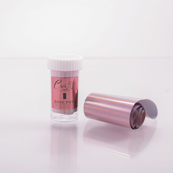 rose foil cici nails