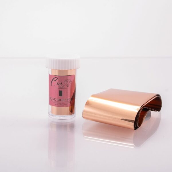 rose gold foil