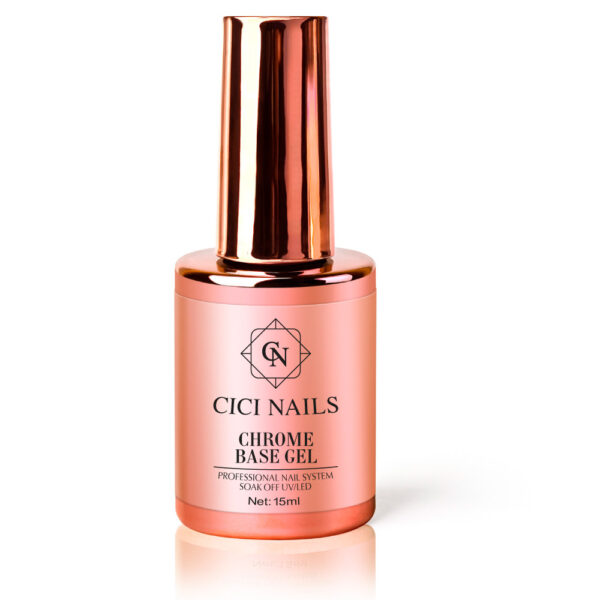 Chrome base gel osnova za chrome gel za postizanje metalik ili ogledalo efekta na noktima gel za chrome powder i chrome mirror