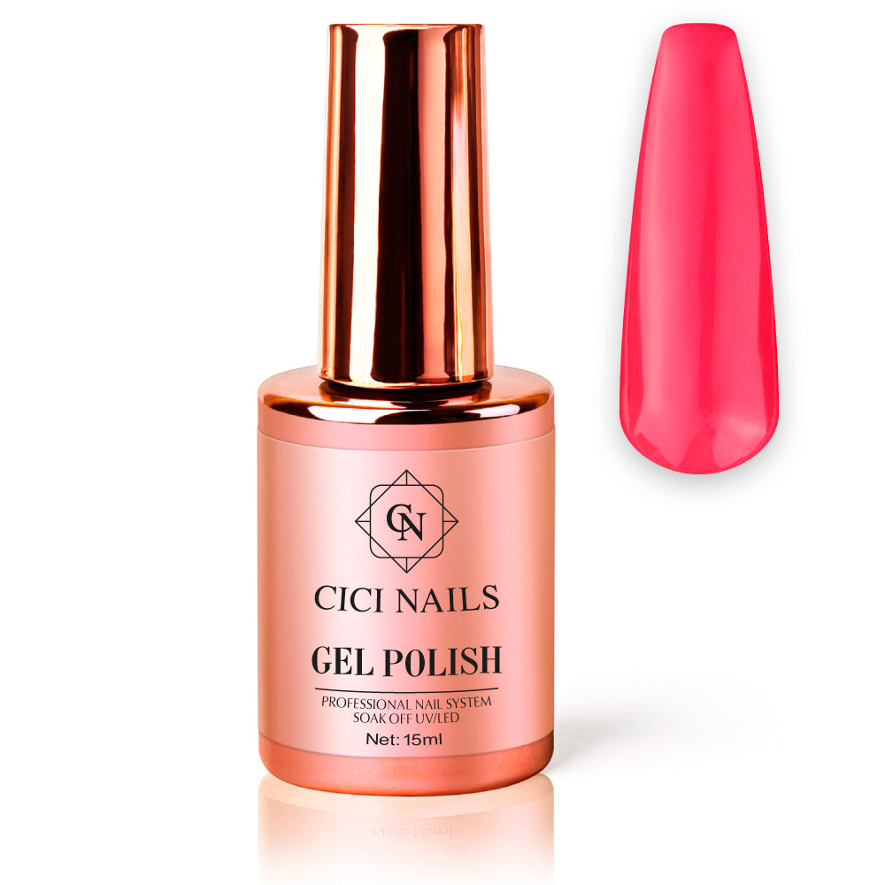 Cici nails neon narančasti gel lak za nokte boja koja svijetli u mraku ljetna boja ljetni nokti narančasti nokti