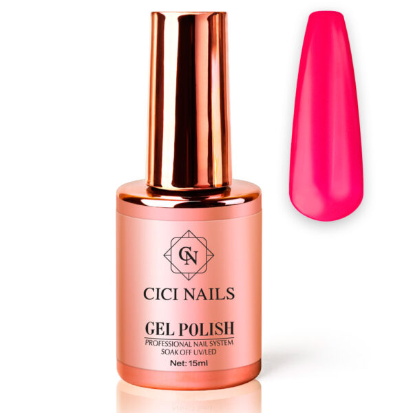 gel polish beauty round roza trajni lak
