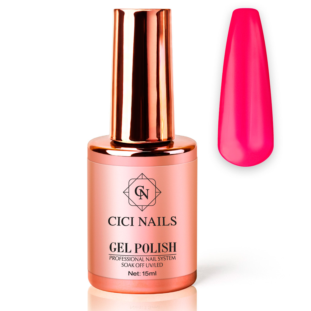gel polish beauty round roza trajni lak