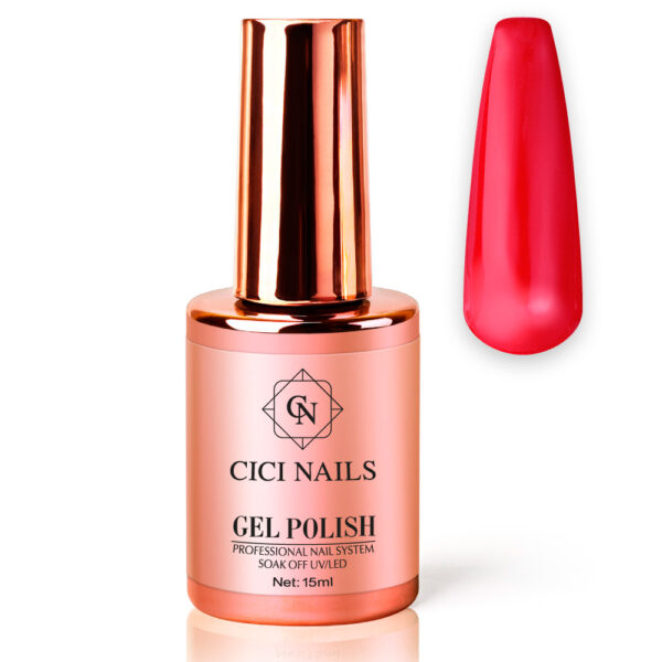 gel polish brink red 37 round crveni trajni lak