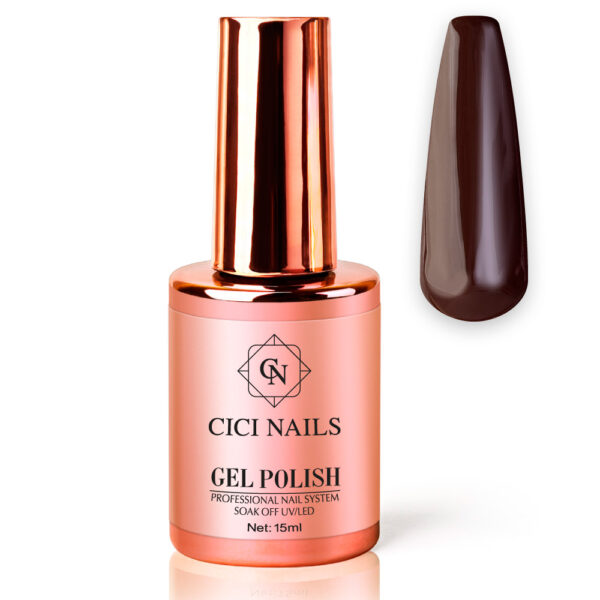 gel polish brownie round smeđi trajni lak gel lak cici nails