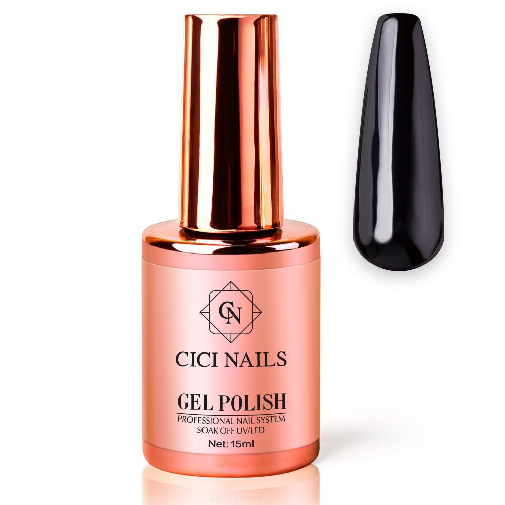 gel polish canus round crni trajni lak cici nails