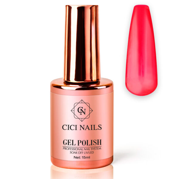 gel polish crayola red 22 round crveni trajni lak