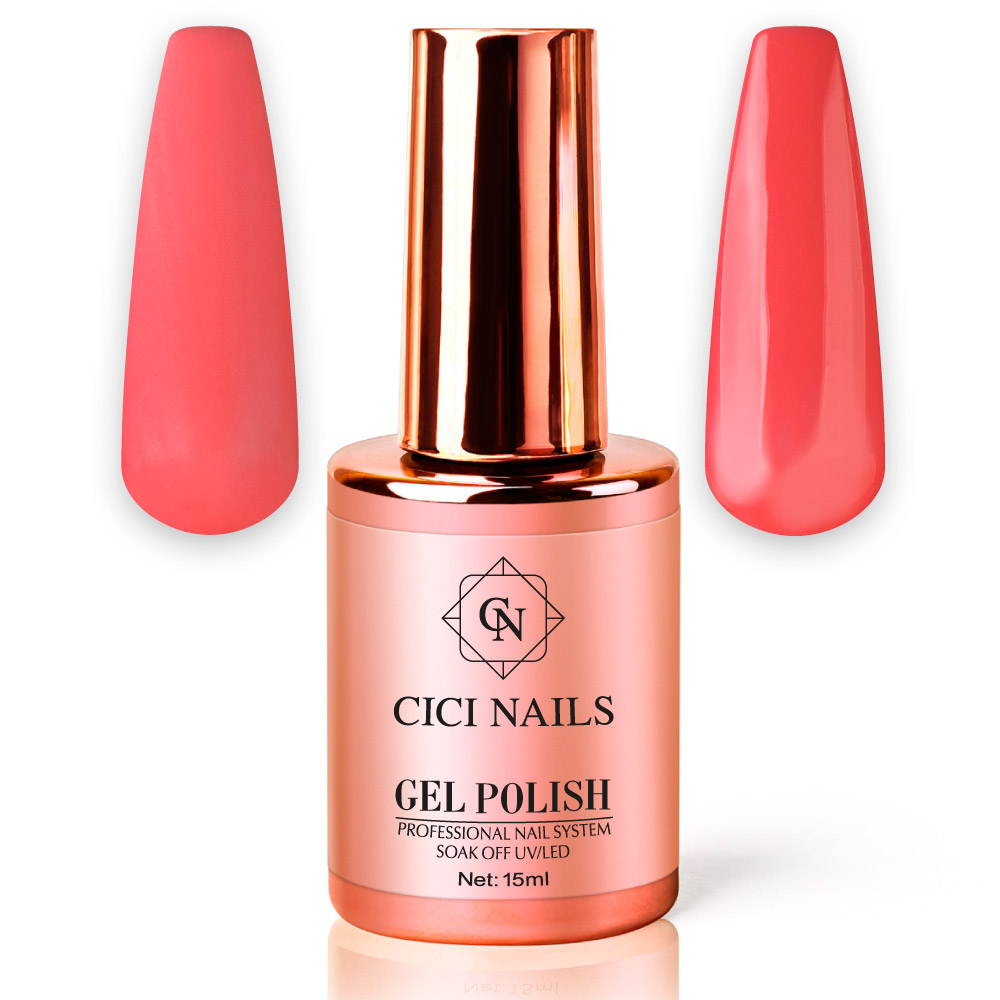gel polish electric red 81 round crveni trajni lak
