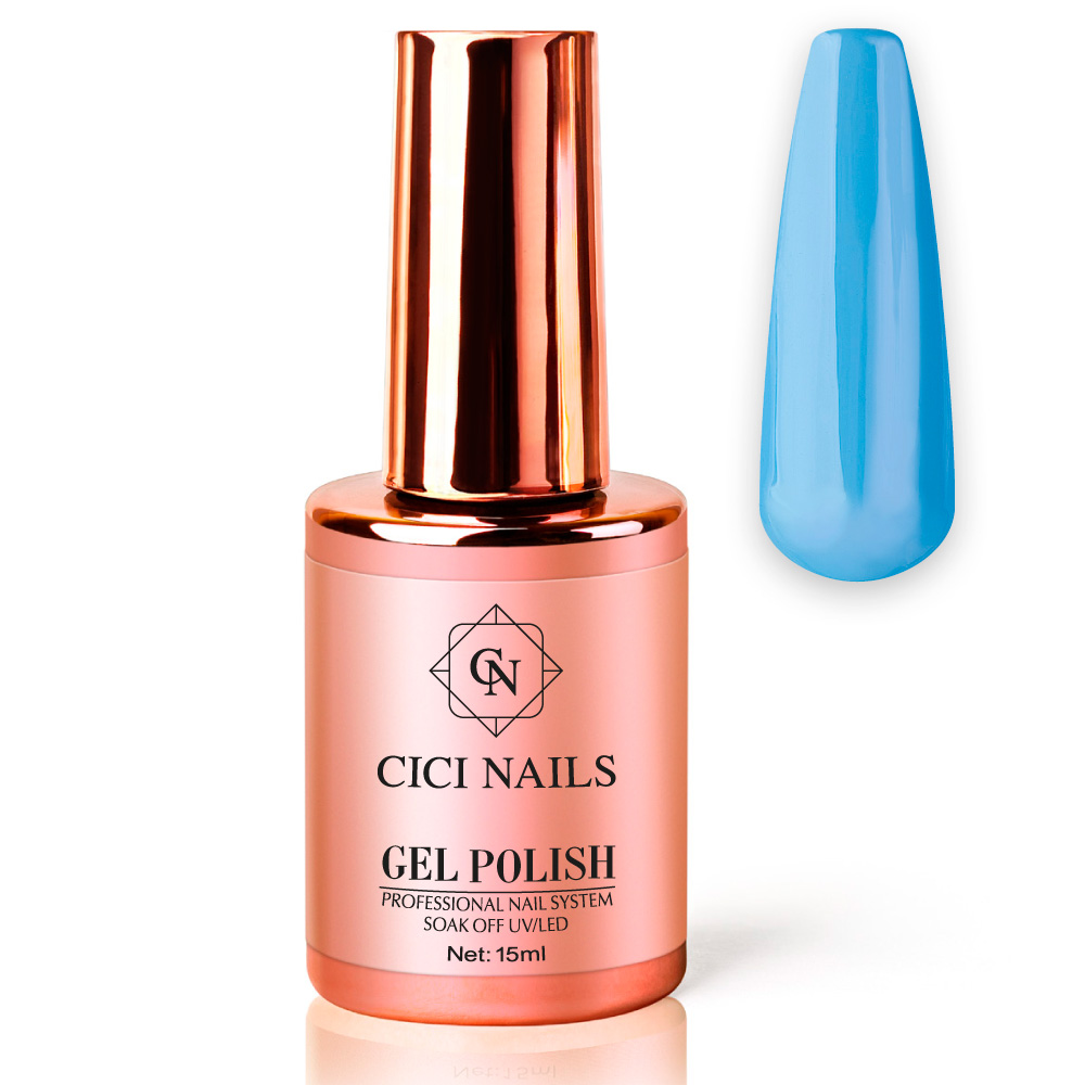 gel polish electric round plavi trajni lak