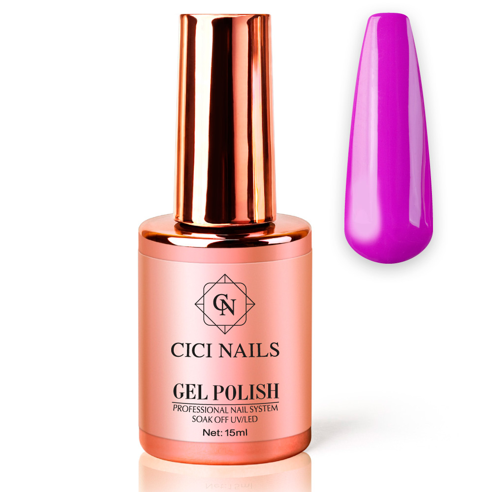 gel polish helio round ljubičasti trajni lak