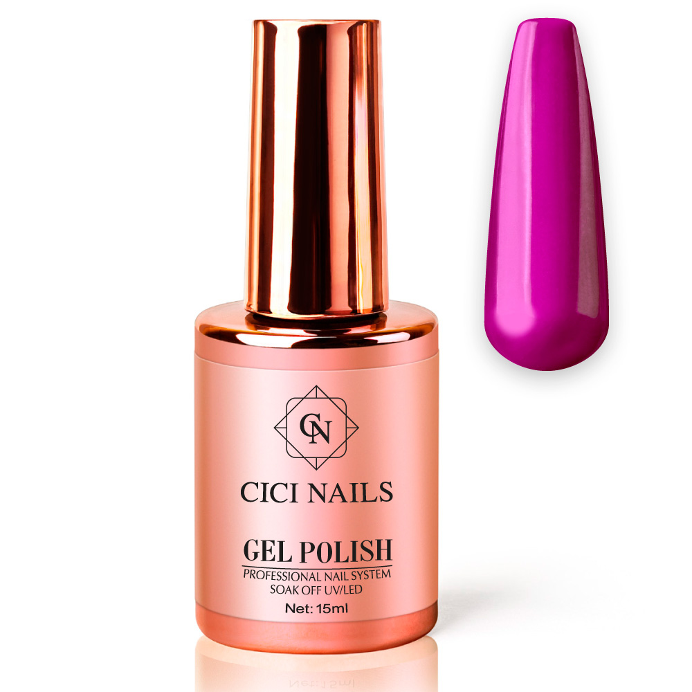 gel polish hibiscus round ljubičasti trajni lak gel lak cici nails
