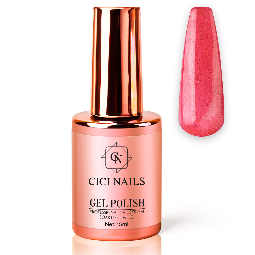 gel polish hot carnival 88 round šljokičasti trajni lak