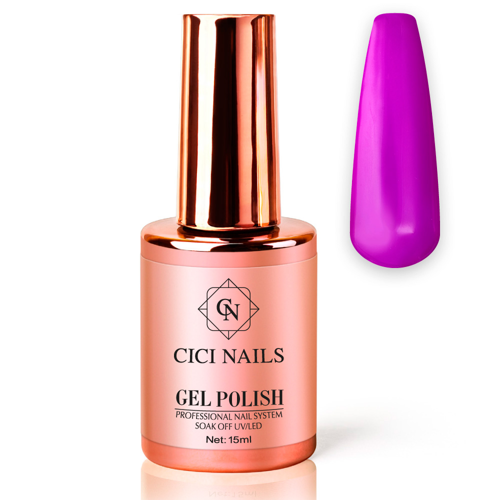 gel polish hot violet 38 round ljubičasti trajni lak