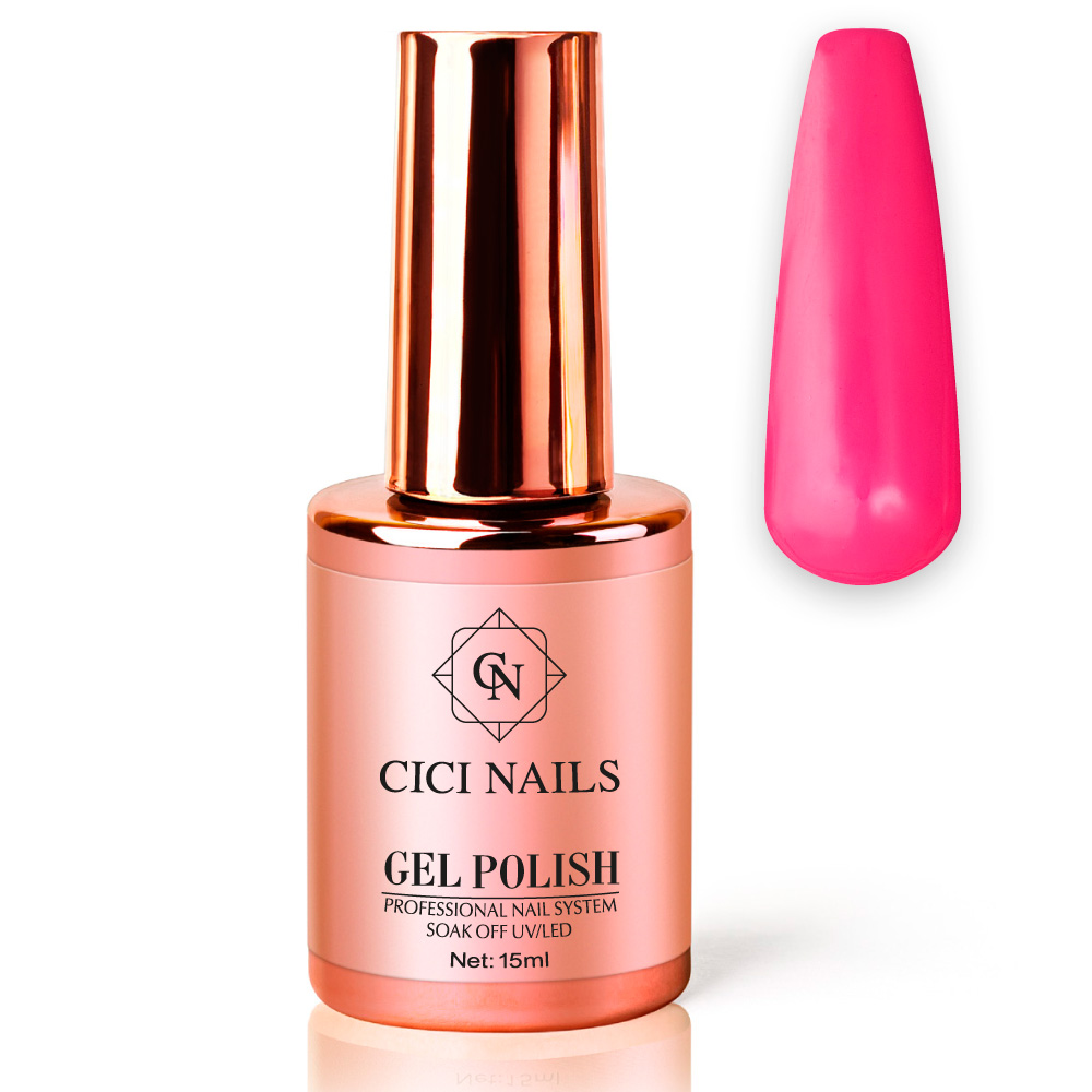 gel polish knockout 41 round roza trajni lak